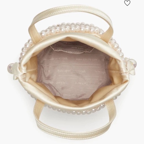 Purl Pearl Embellished Small Bucket Bag | Kate Spade - Picture 3 of 12